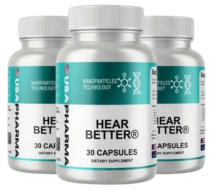 Hearbetter capsule multi bottle hearing support supplement bundle